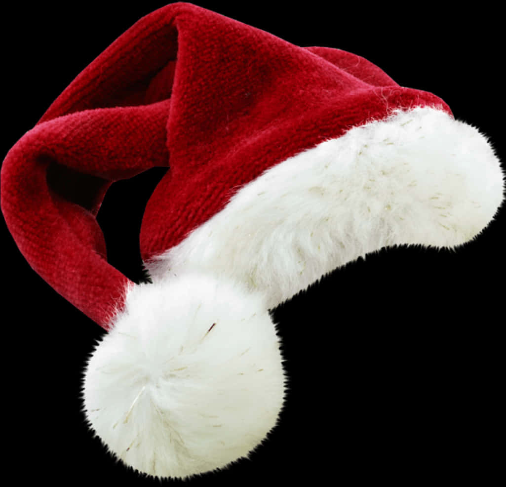 Red Santa Hat Transparent Background.png