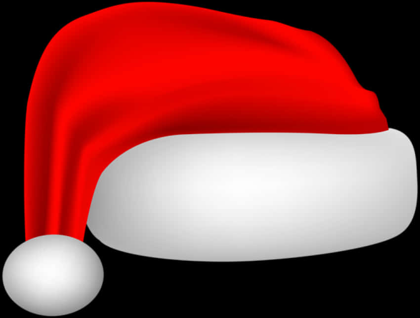 Red Santa Hat Transparent Background