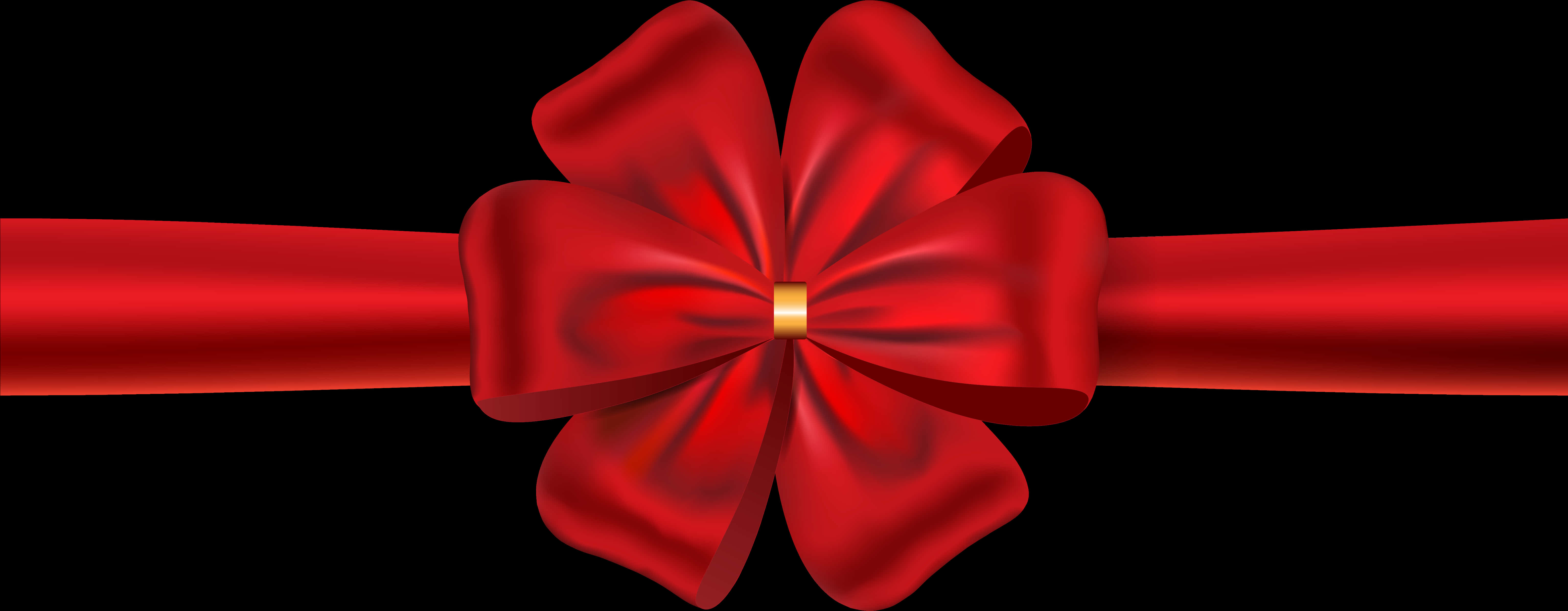 Red Satin Gift Bow