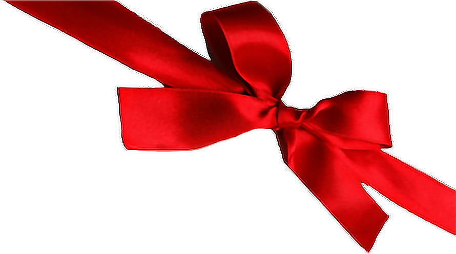 Red Satin Ribbon Bow