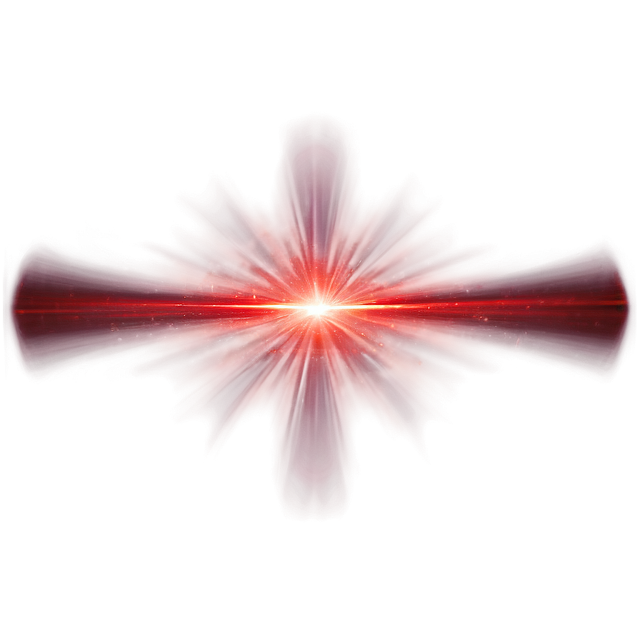 Red Shimmer Lens Flare Png 06122024