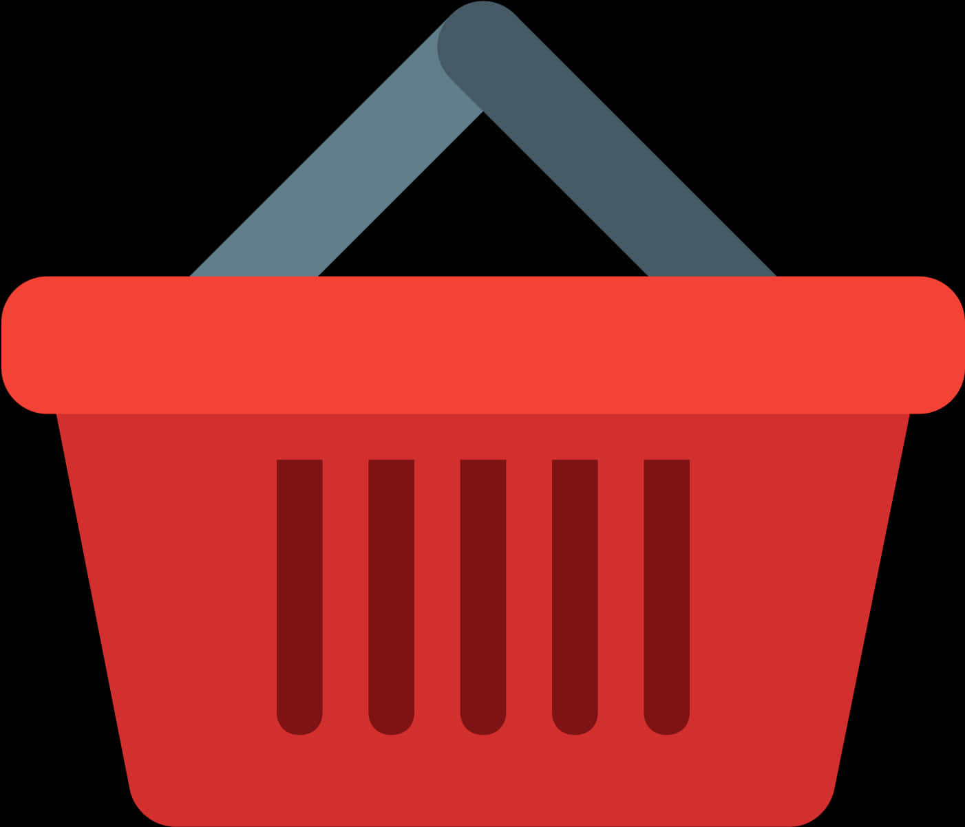 Red Shopping Cart Icon