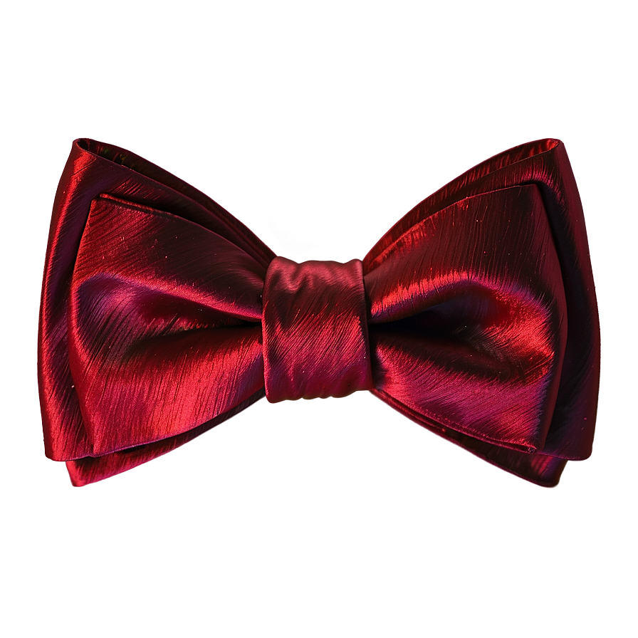 Red Silk Bow Tie Png Tcg37