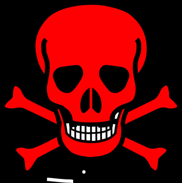 Red Skulland Crossbones Graphic