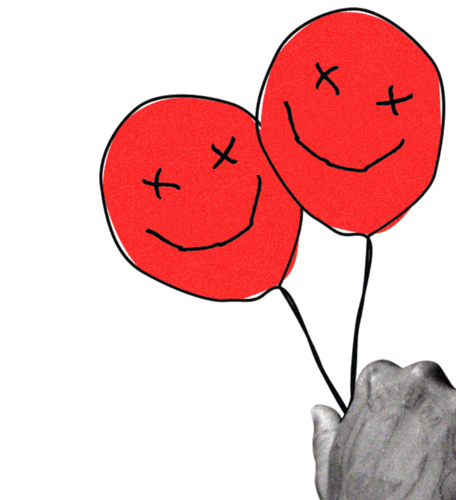 Red Smiley Face Balloons