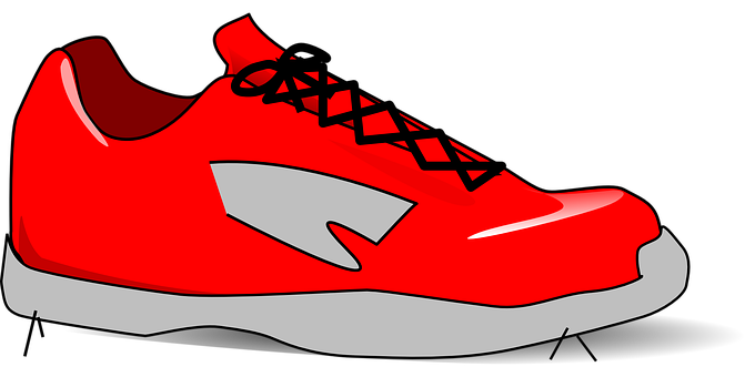 Red Sneaker Illustration