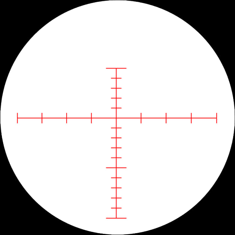 Red Sniper Scope Crosshair