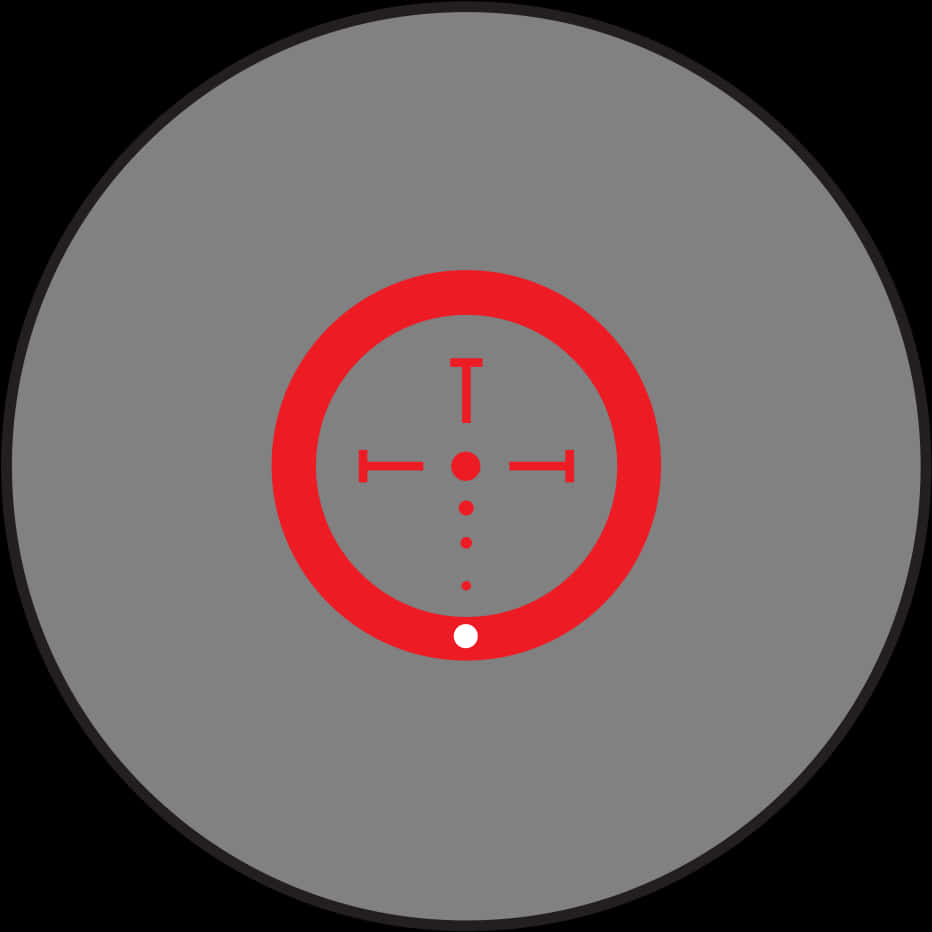 Red Sniper Scope Crosshair