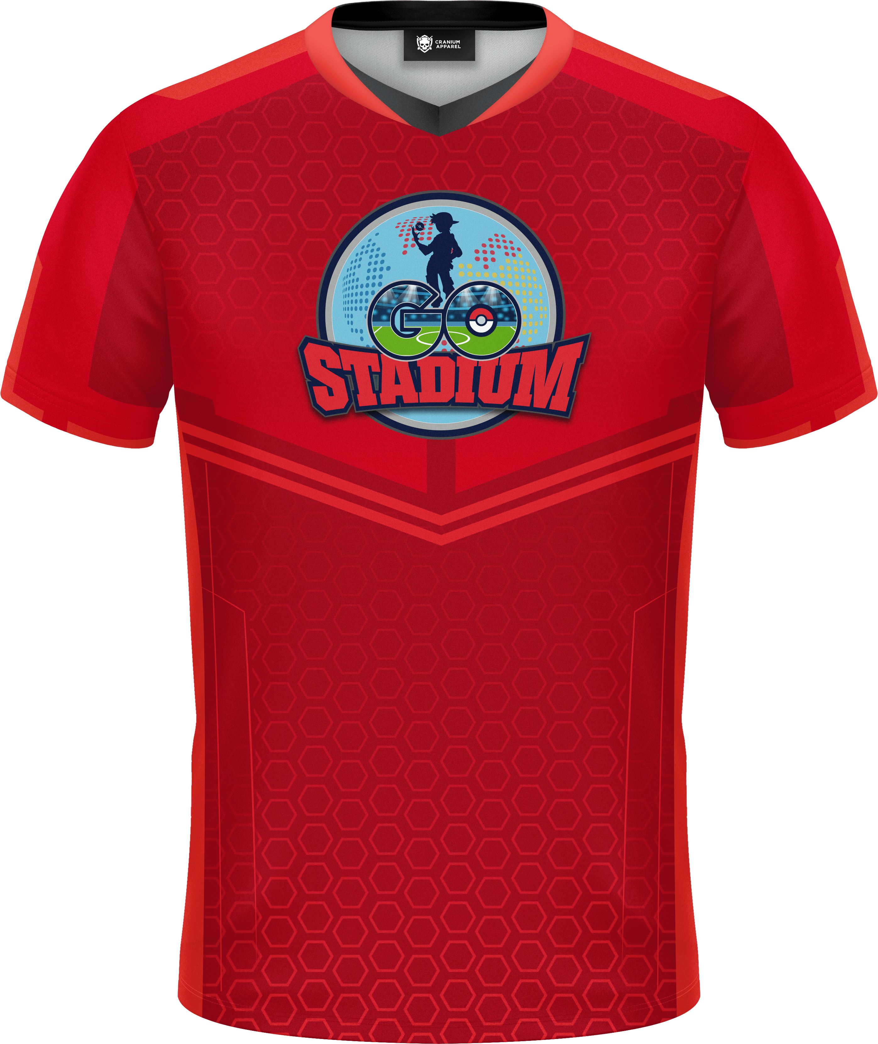 Red Soccer Jersey Design