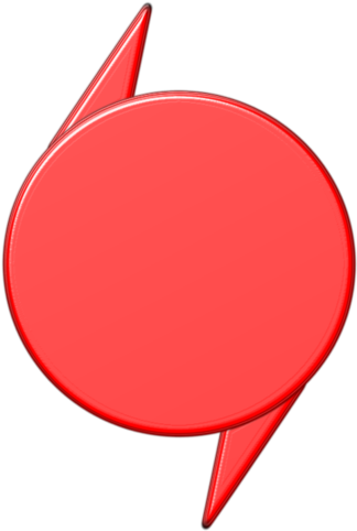 Red Speech Bubble Icon