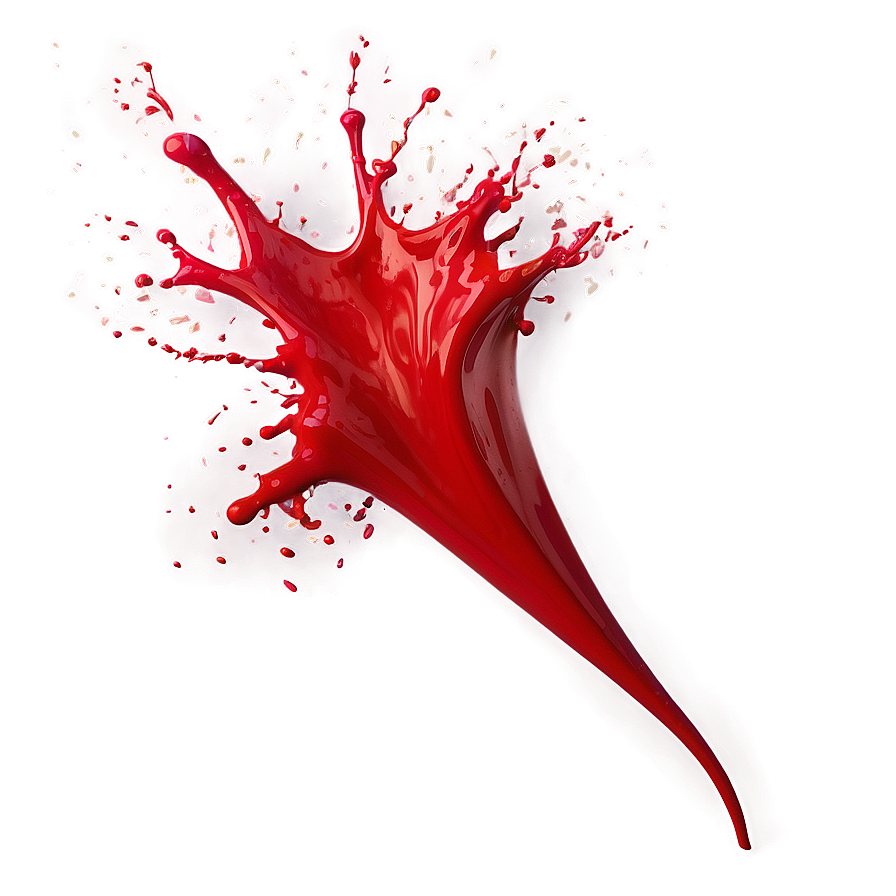 Red Splash Swirl Png 18