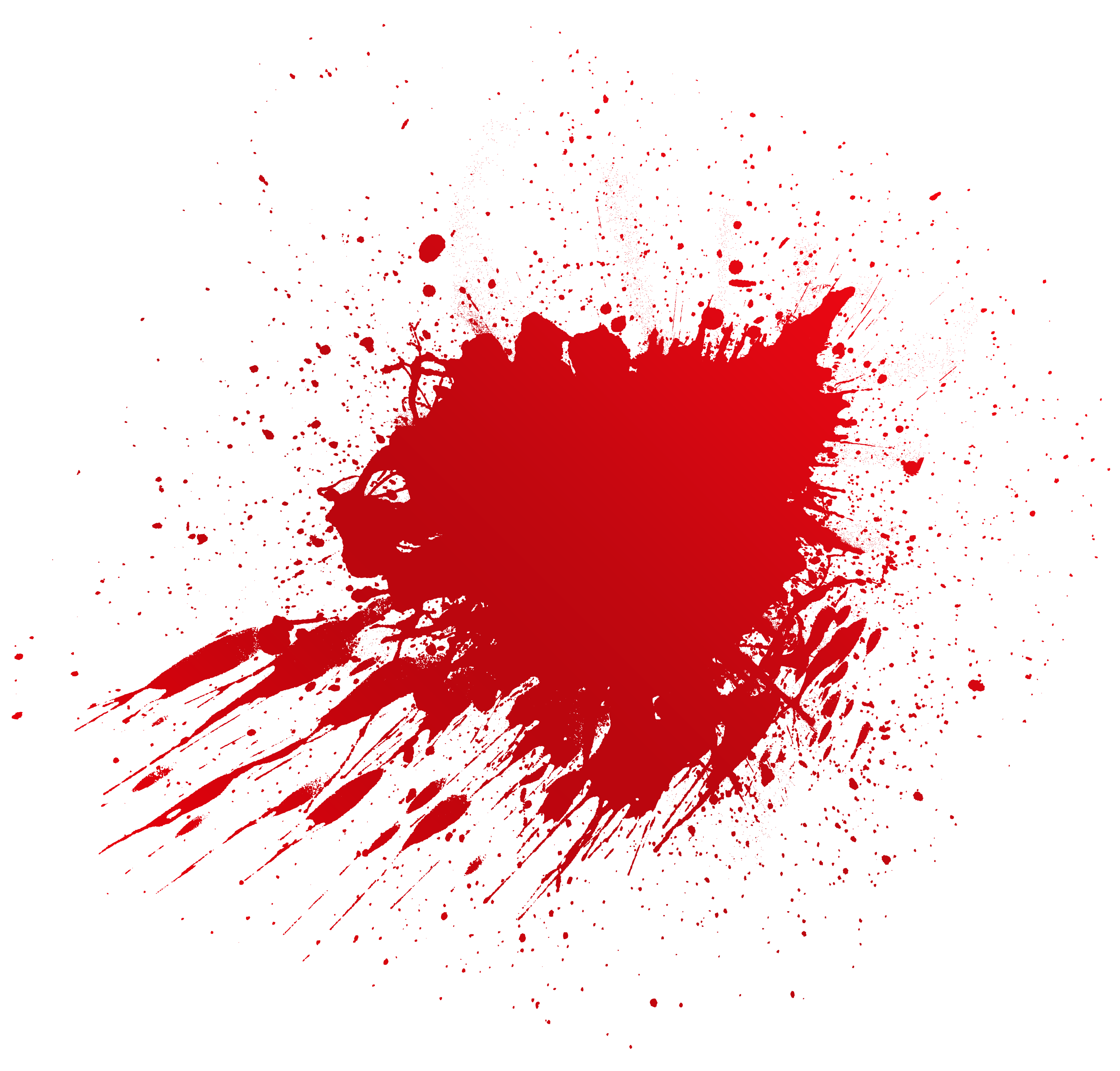 Red Splatter Abstract