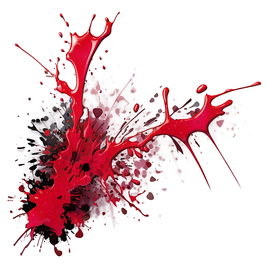 Red Splatter Graffiti Png 06132024