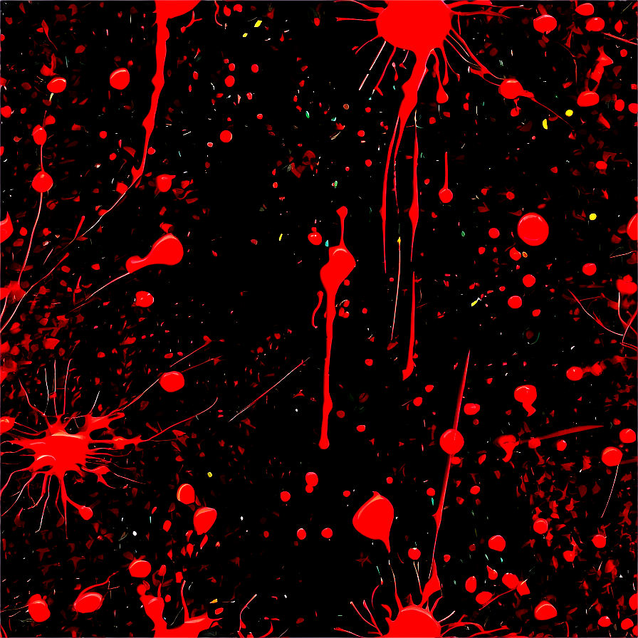 Red Splatter On Black Background Png Sos