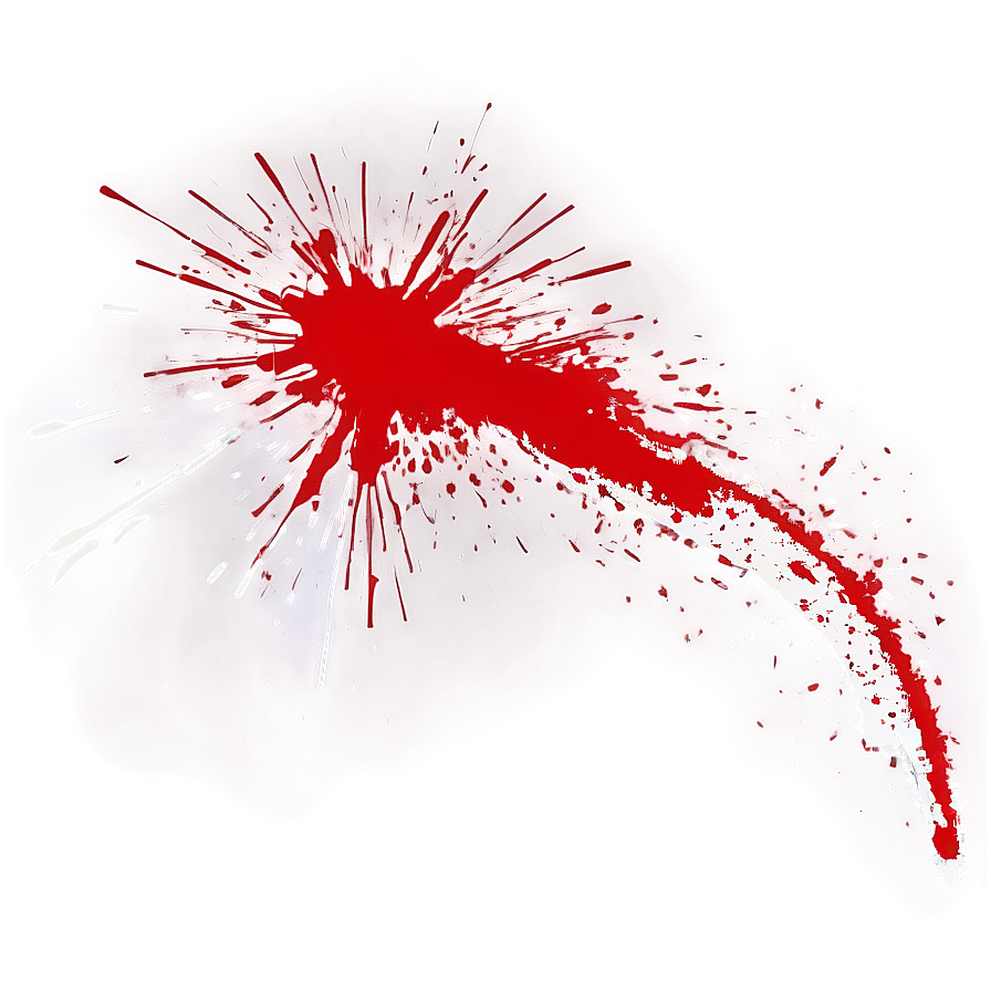 Red Splatter On White Png 12