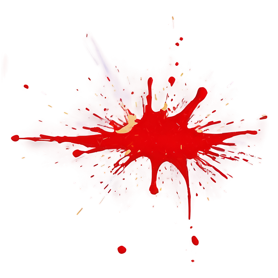 Red Splatter Splash Isolated Png 93