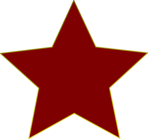 Red Star Gold Trim