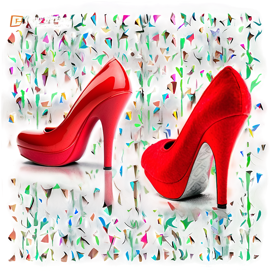 Red Stiletto Heel Png 6