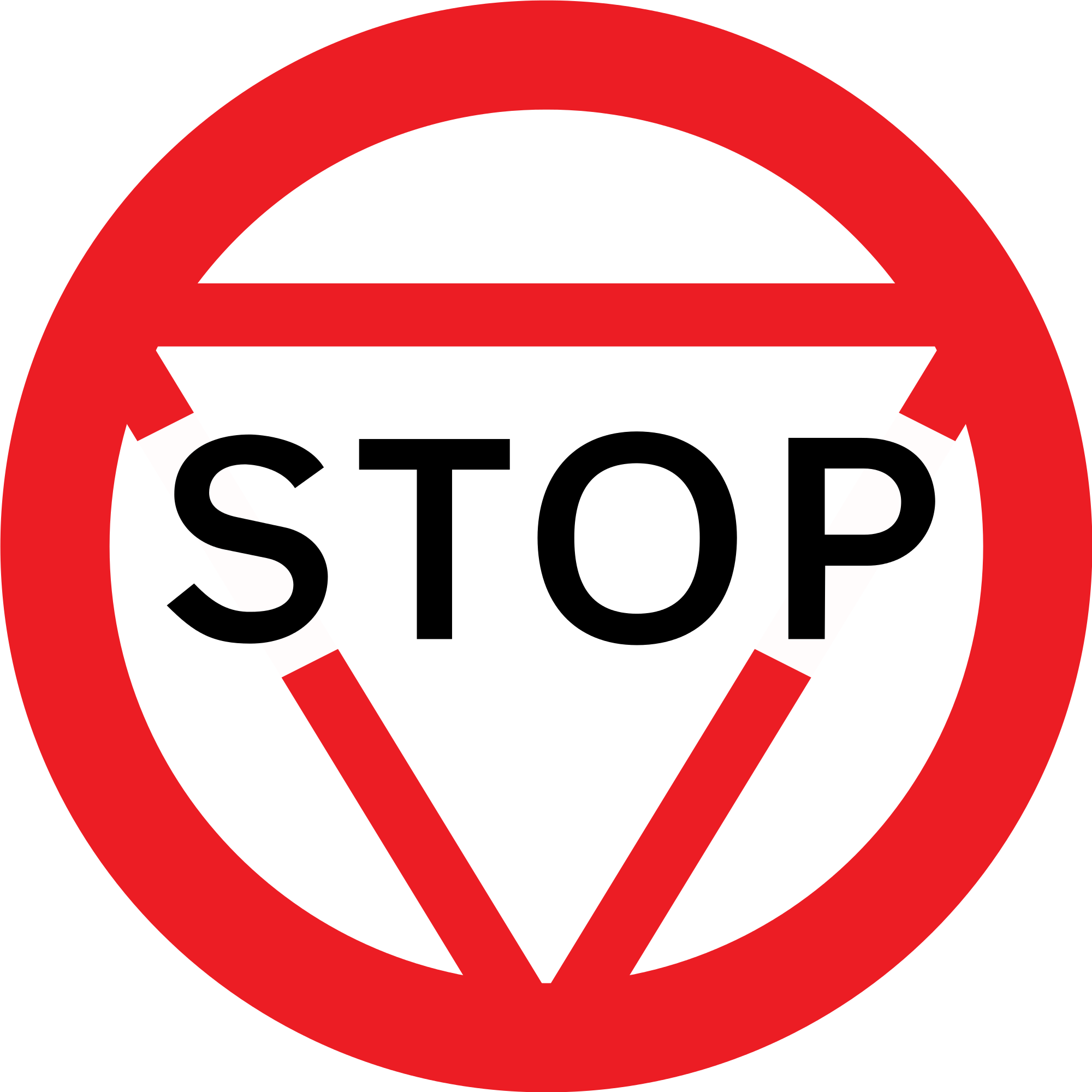 Red Stop Sign Graphic