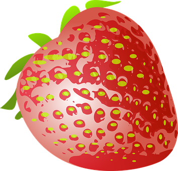 Red Strawberry Illustration