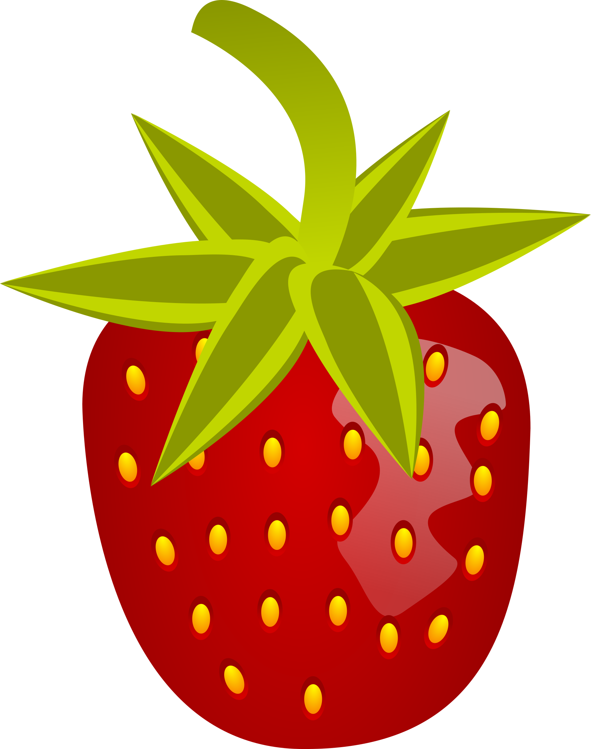 Red Strawberry Vector Illustration