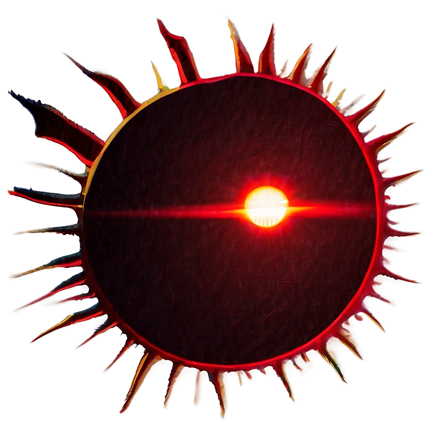 Red Sun Flare Transparent Png 24