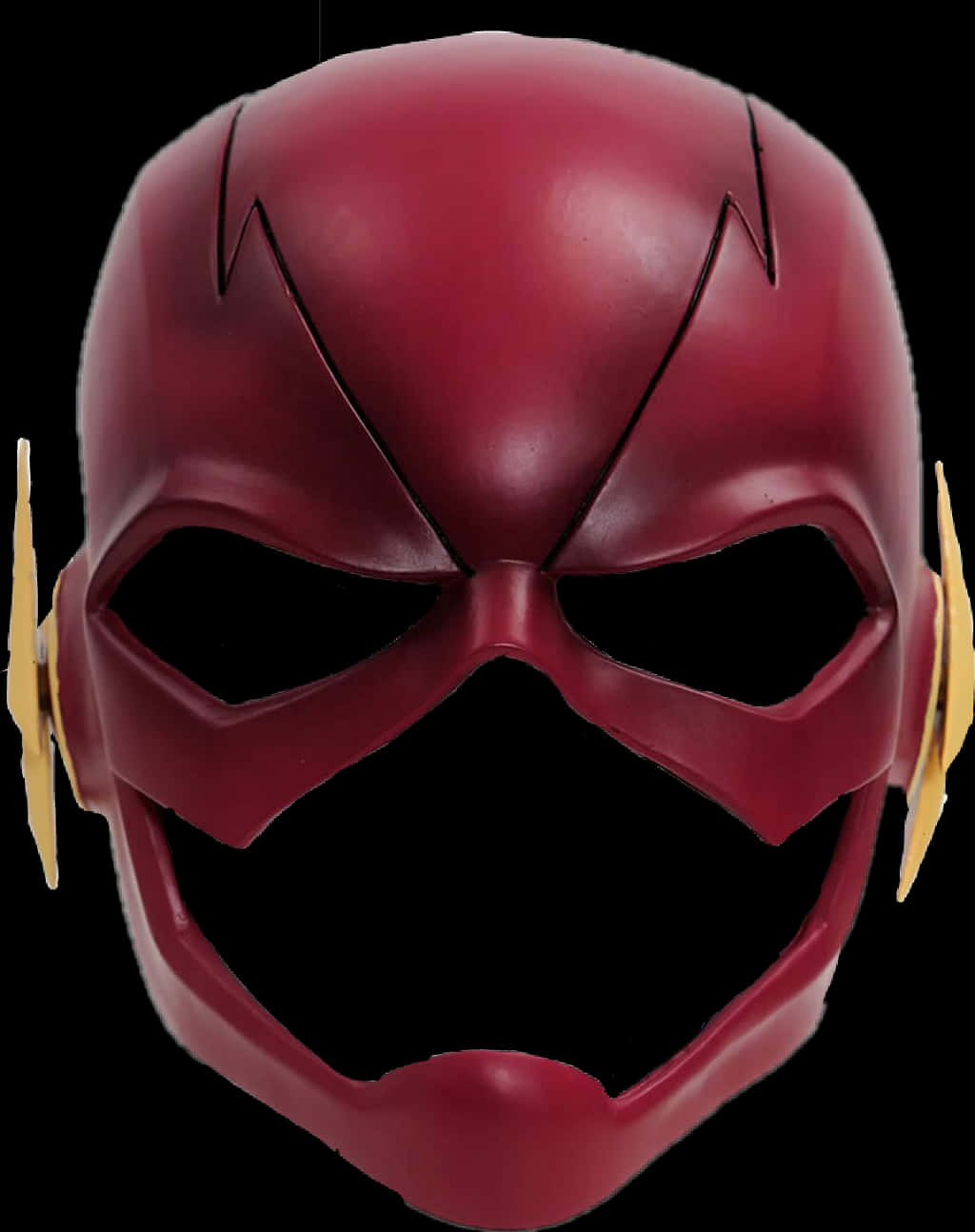 Red Superhero Mask Flash Inspired