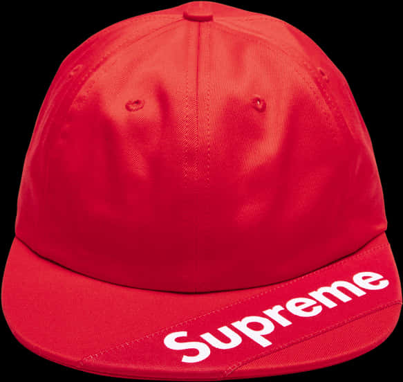 Red Supreme Baseball Cap