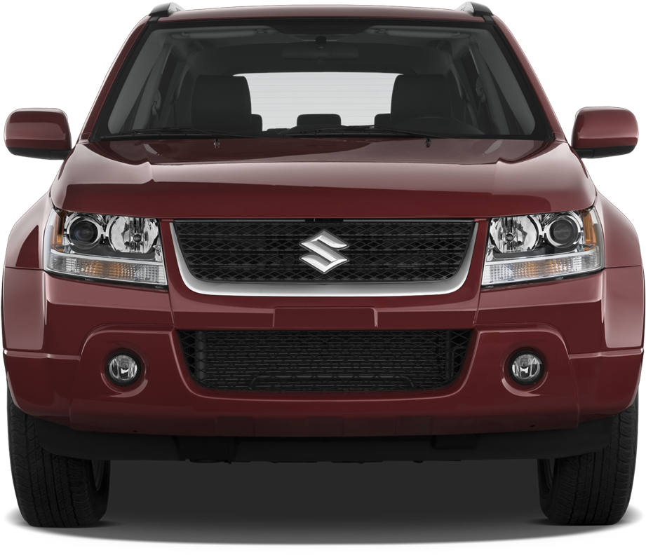 Red Suzuki Grand Vitara Front View