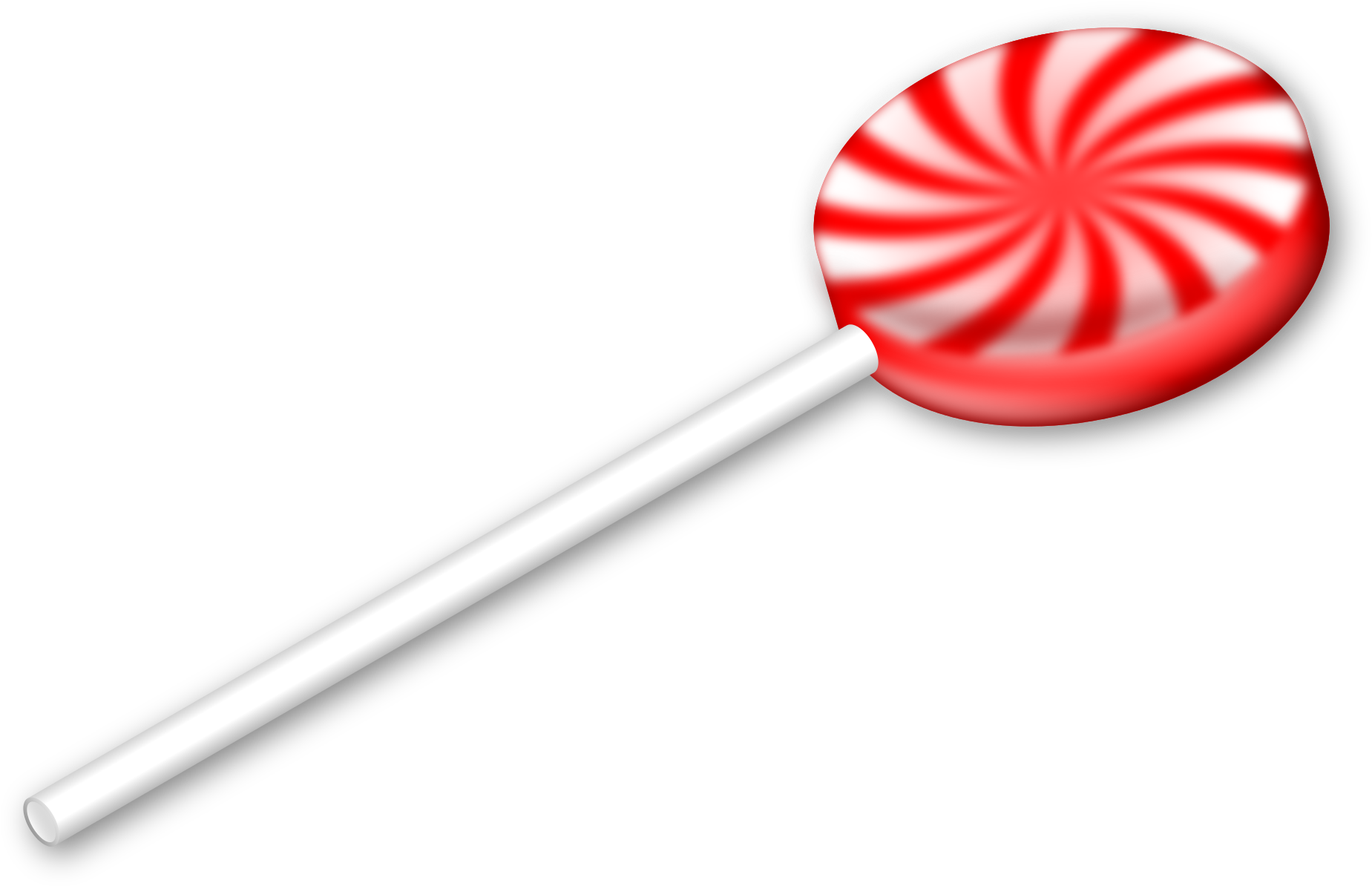 Red Swirl Lollipop Graphic