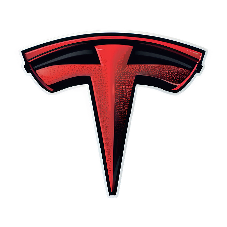 Red Tesla Logo Png Jpq64