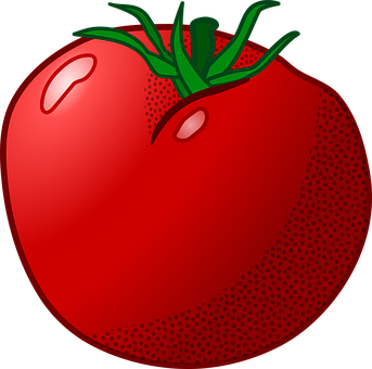 Red Tomato Illustration