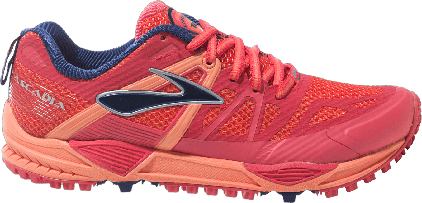 Red Trail Running Shoe