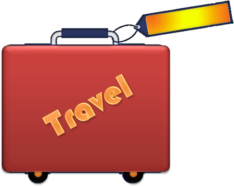 Red Travel Suitcase Emoji