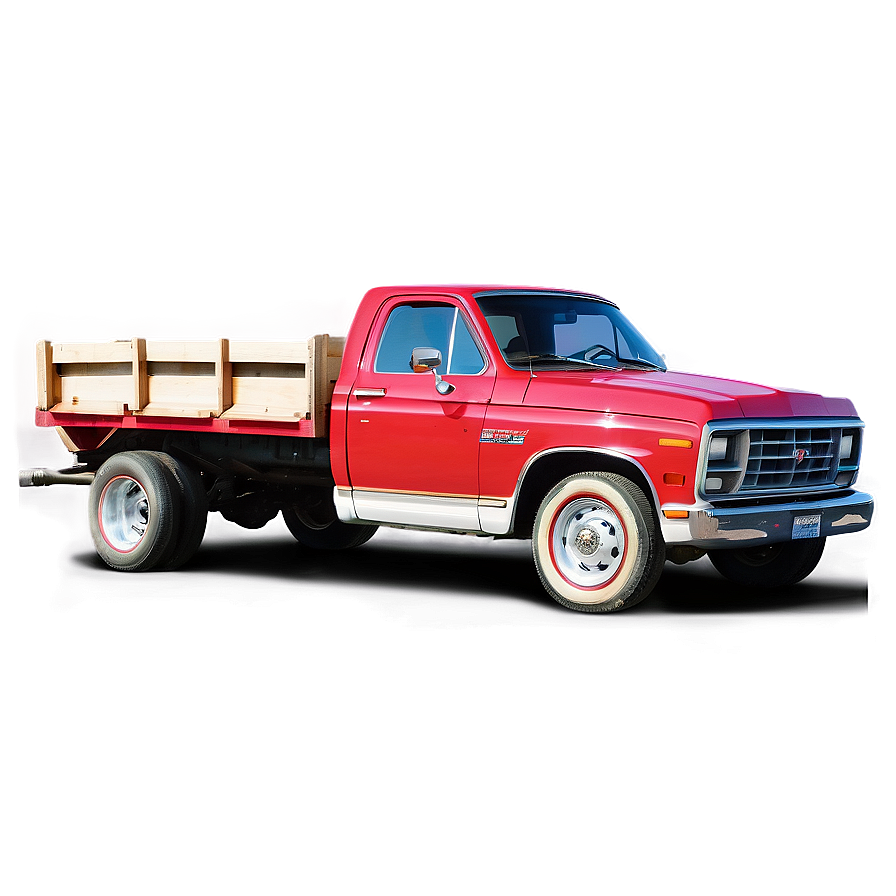 Red Truck In Field Png 06282024