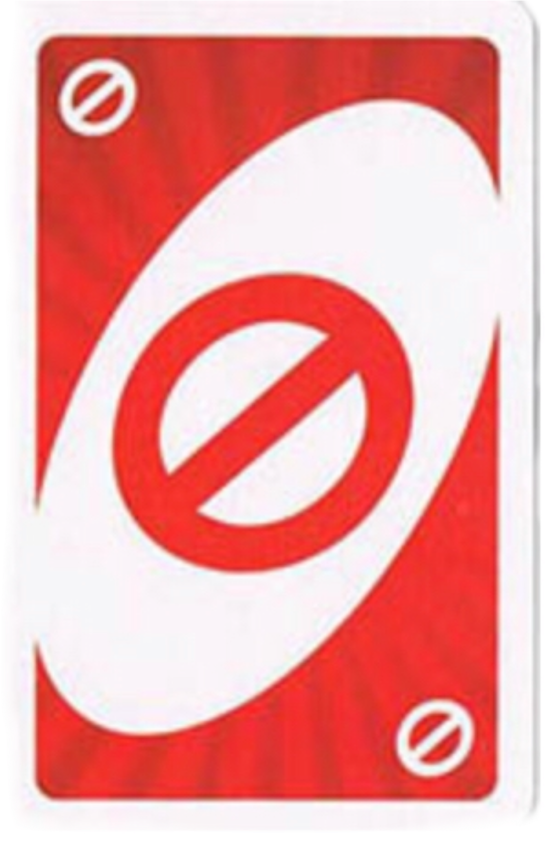 Red Uno Reverse Card