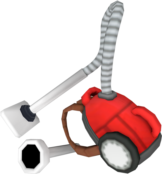 Red Vacuum Cleaner3 D Model