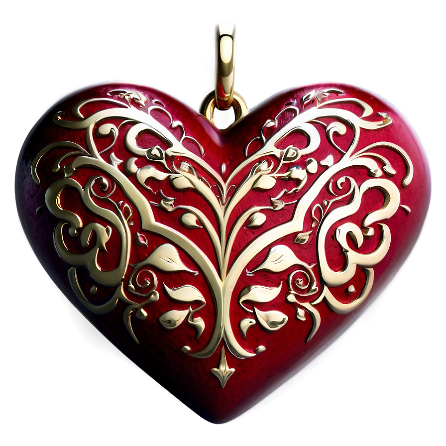 Red Valentine Heart Png 05242024