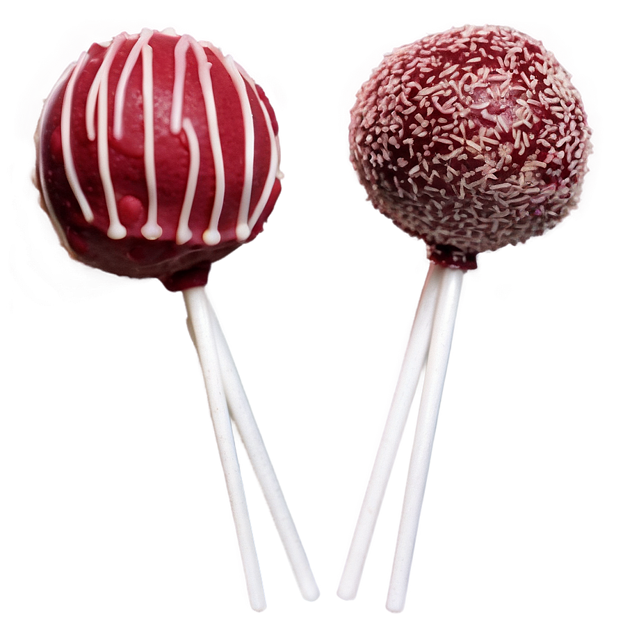 Red Velvet Cake Pops Png Xjh