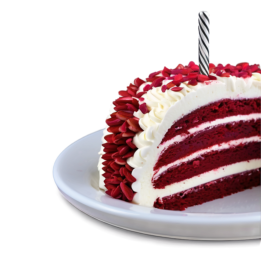 Red Velvet Cake Slice Png For