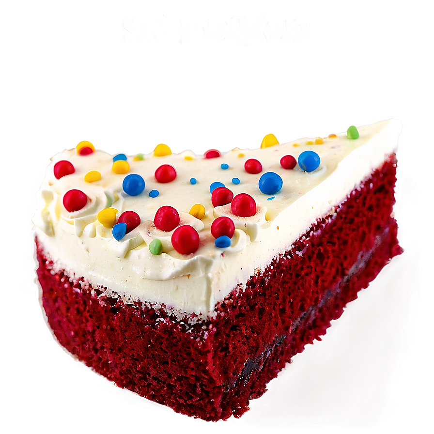 Red Velvet Cake Slice Png Mca