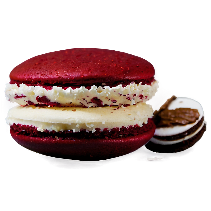 Red Velvet Macaron Png Huj95