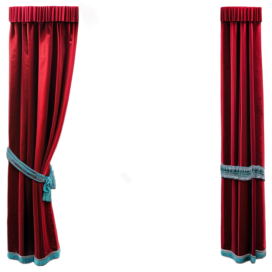 Red Velvet Theatre Curtain Png 34