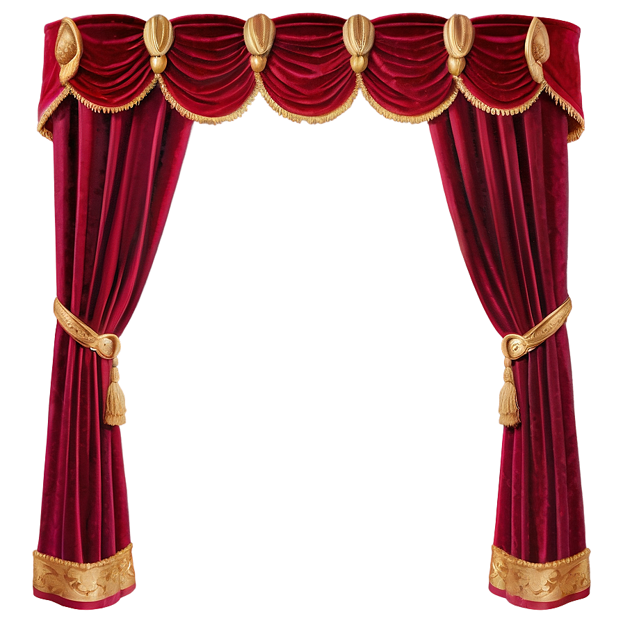 Red Velvet Theatre Curtain Png Kea9