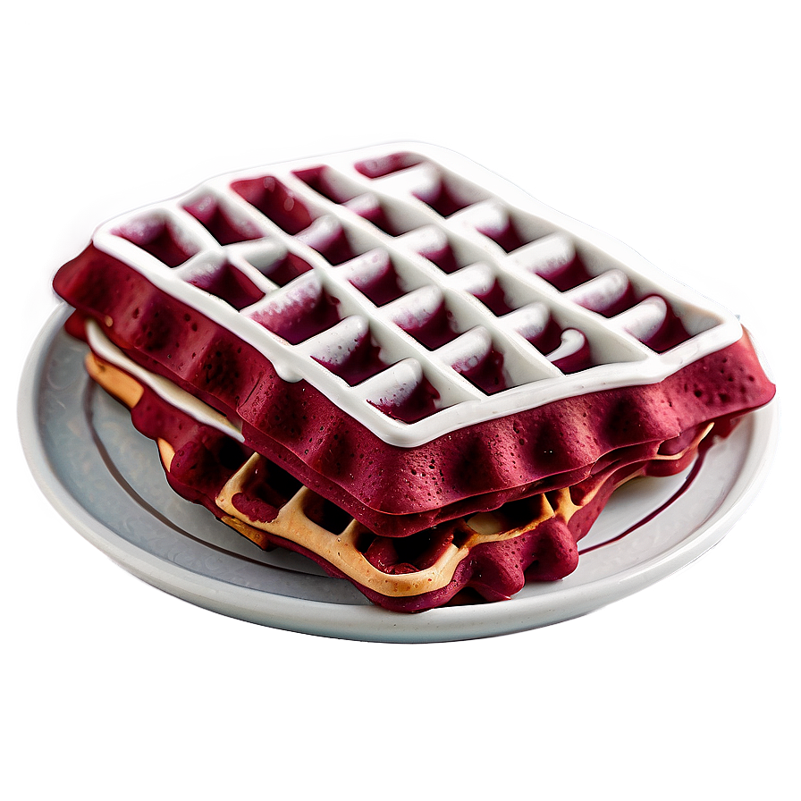 Red Velvet Waffle Png Suu18