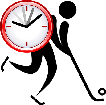 Red Wall Clock Icon