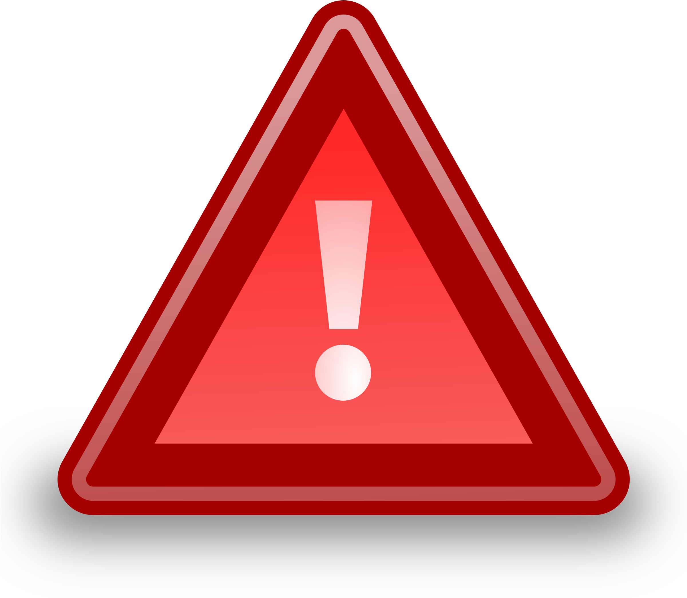 Red Warning Sign Vector