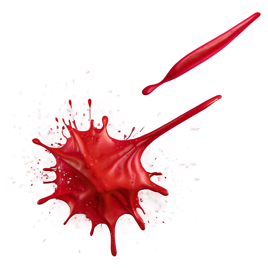 Red Watercolor Splash Png Wao