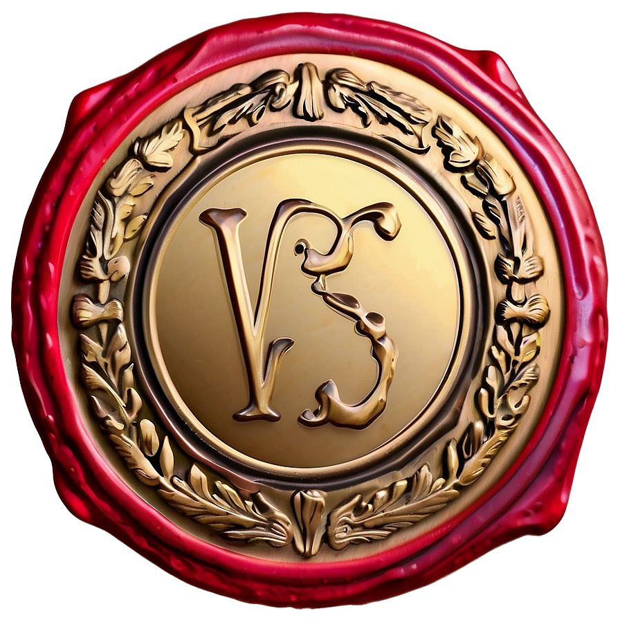 Red Wax Seal Png Hwp