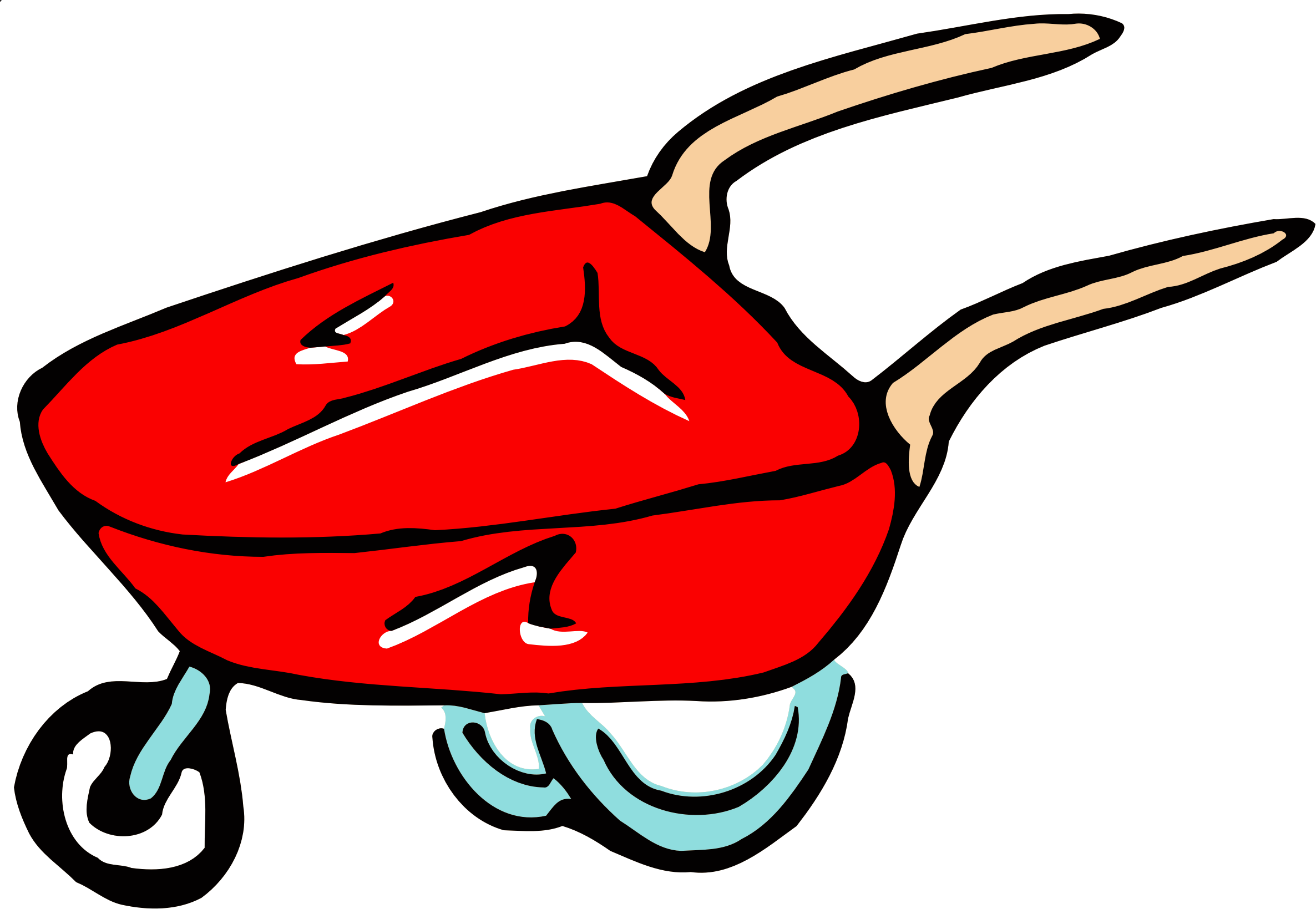 Red Wheelbarrow Illustration